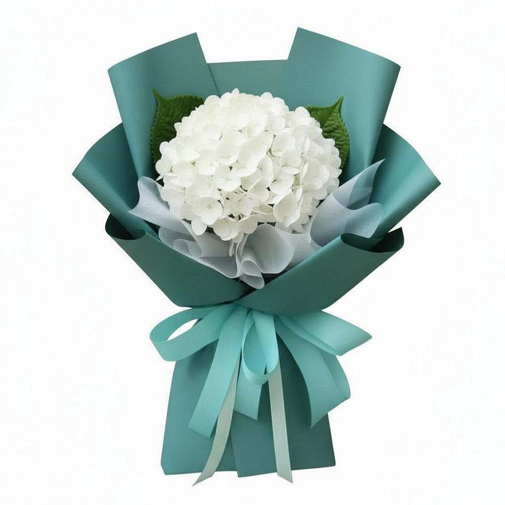 Букет цветов из: Гортензия в Вершину Тёи