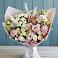Букет цветов из: Альстромерии и Розы в Вершину Тёи