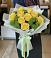 Букет цветов из: Хризантемы и Розы в Вершину Тёи