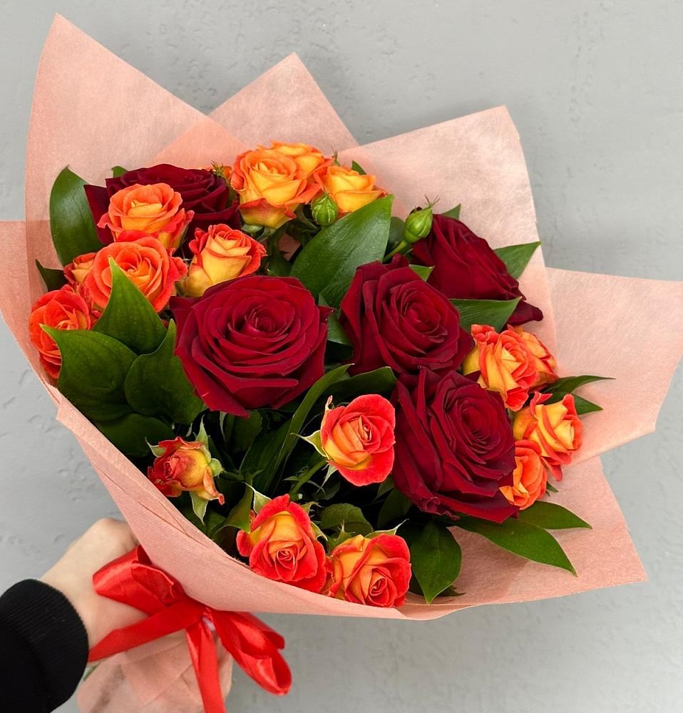 Букет Любовь и восторг в Вершину Тёи